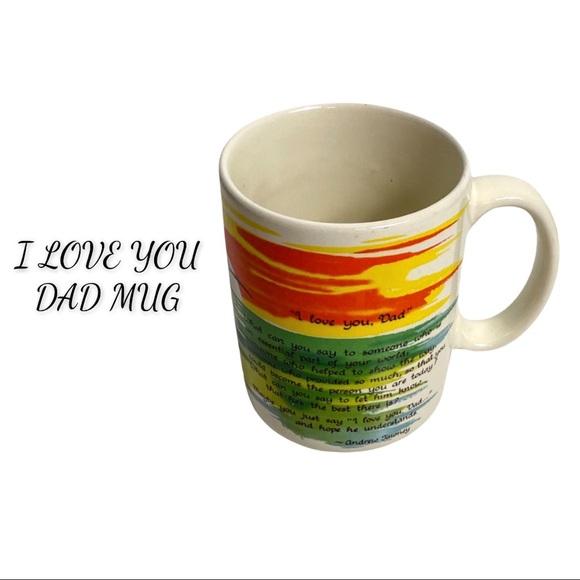 “I Love You Dad” Coffee Mug, Andrew Tawney Poem - Picture 3 of 14